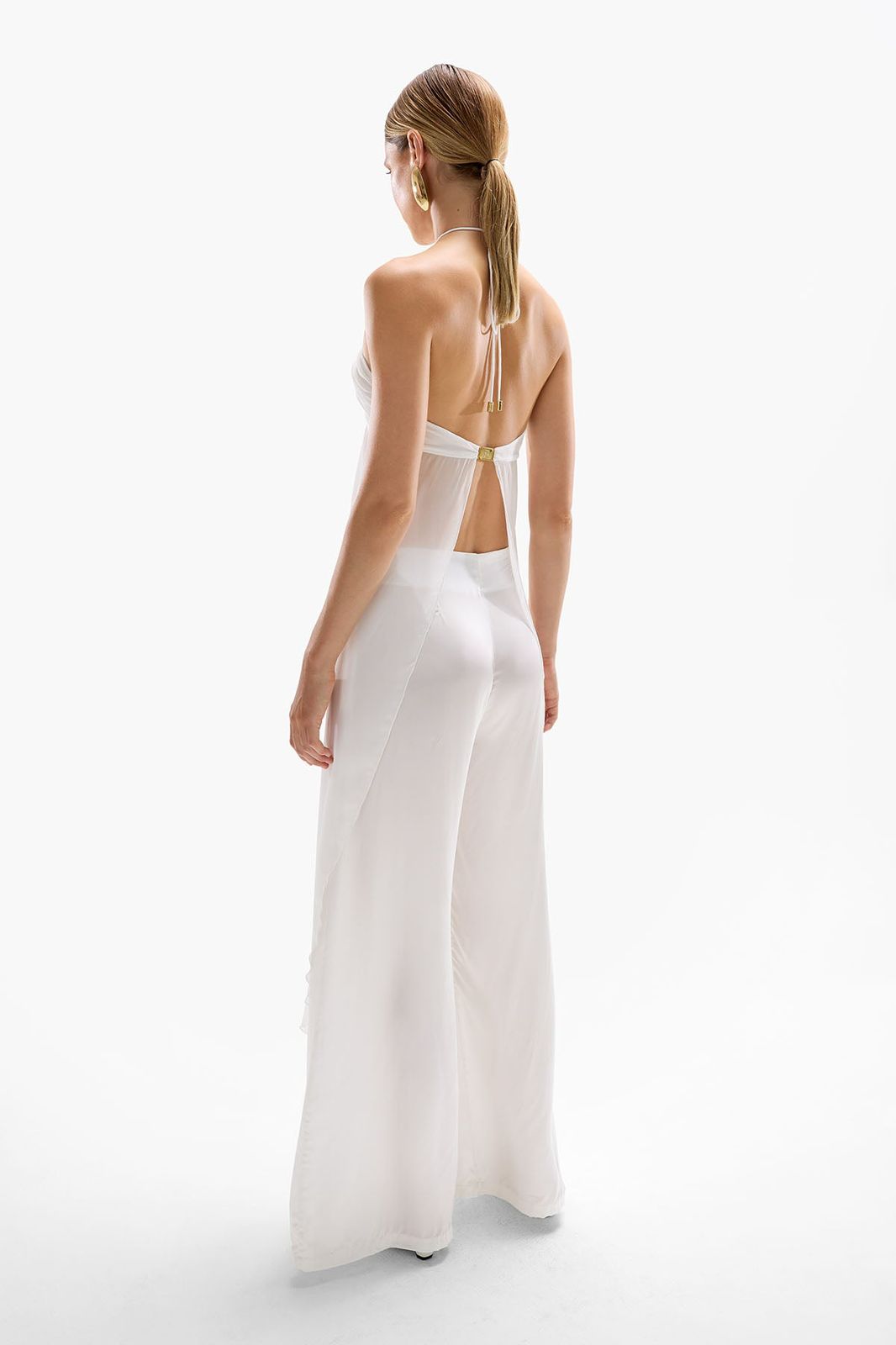 CORAL DRAPE TOP - PEARL