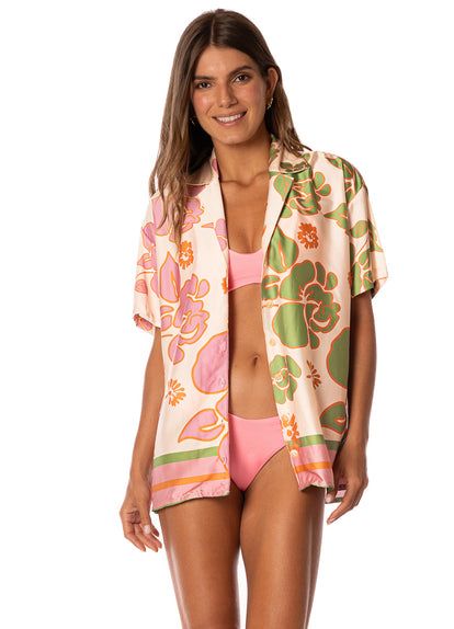 FLOATING BLOOMS NOISE SHIRT