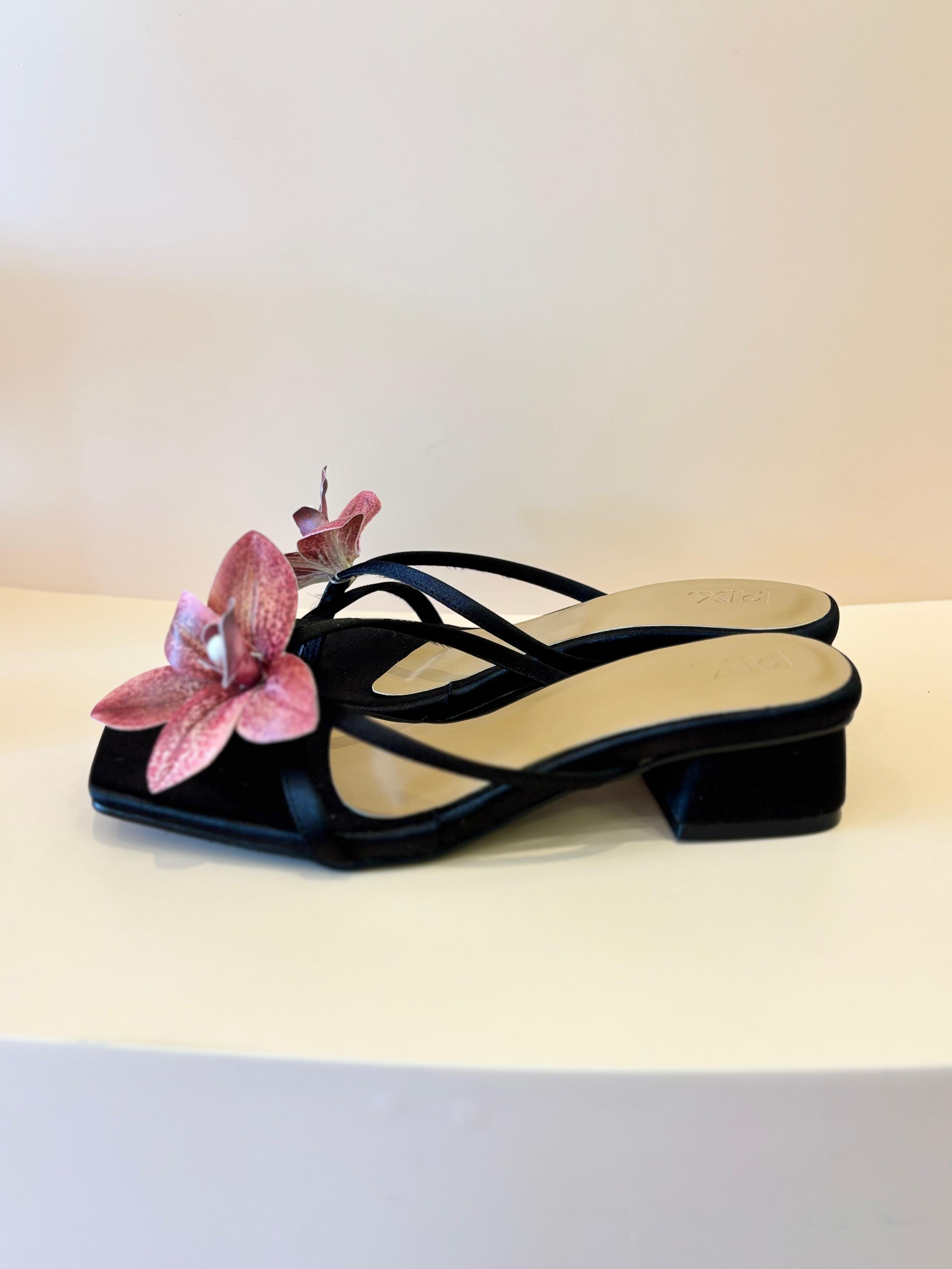 POPPY HEEL BLACK