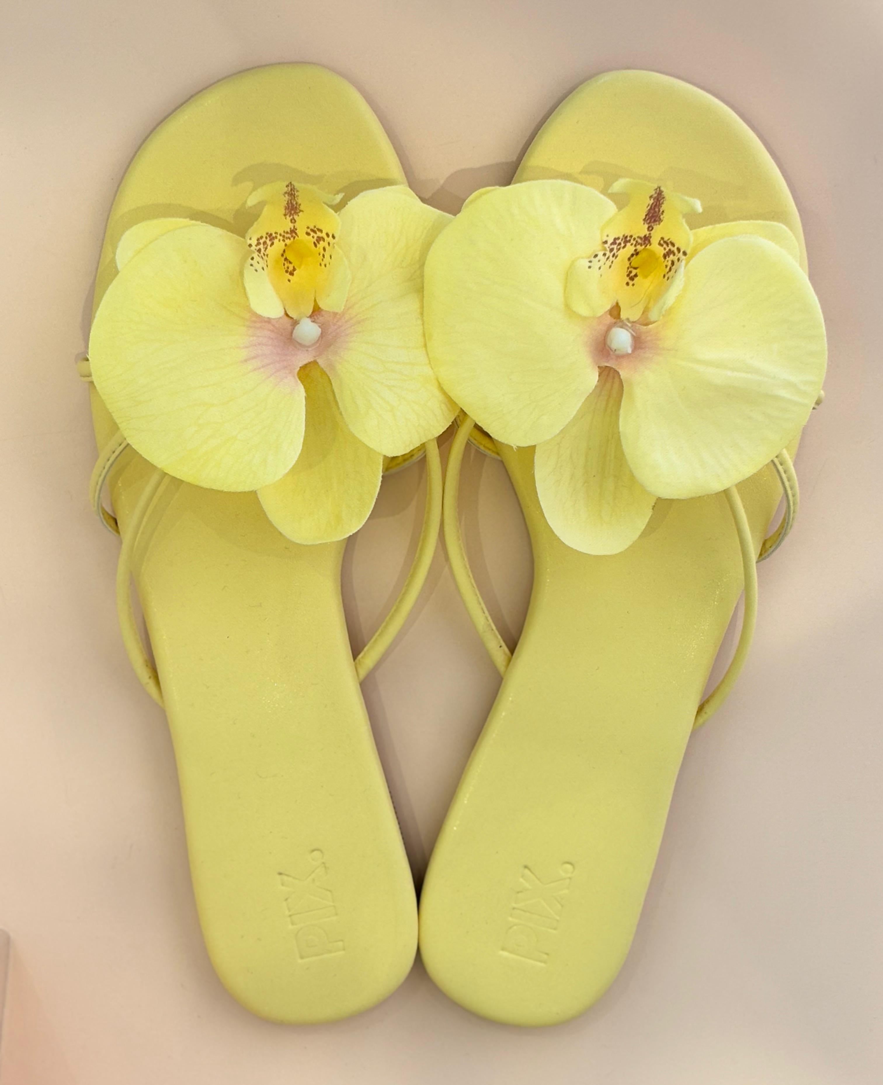 ORCHID SANDAL YELLOW