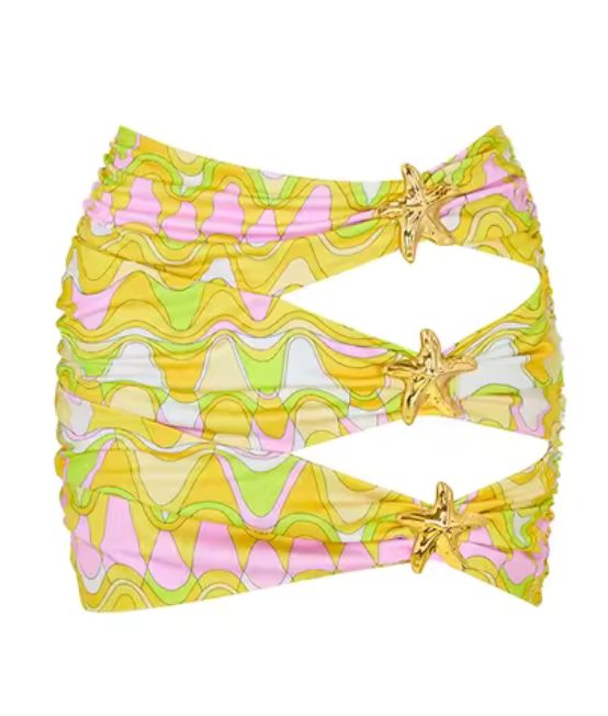 COUPE SEASTAR SKIRT - WAVY GOLD