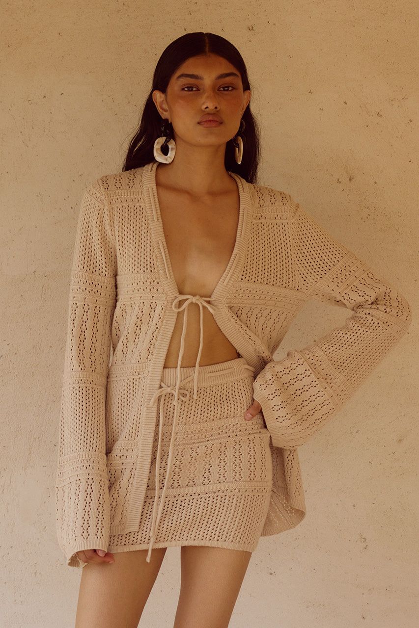 RILEY KNIT MINI SKIRT