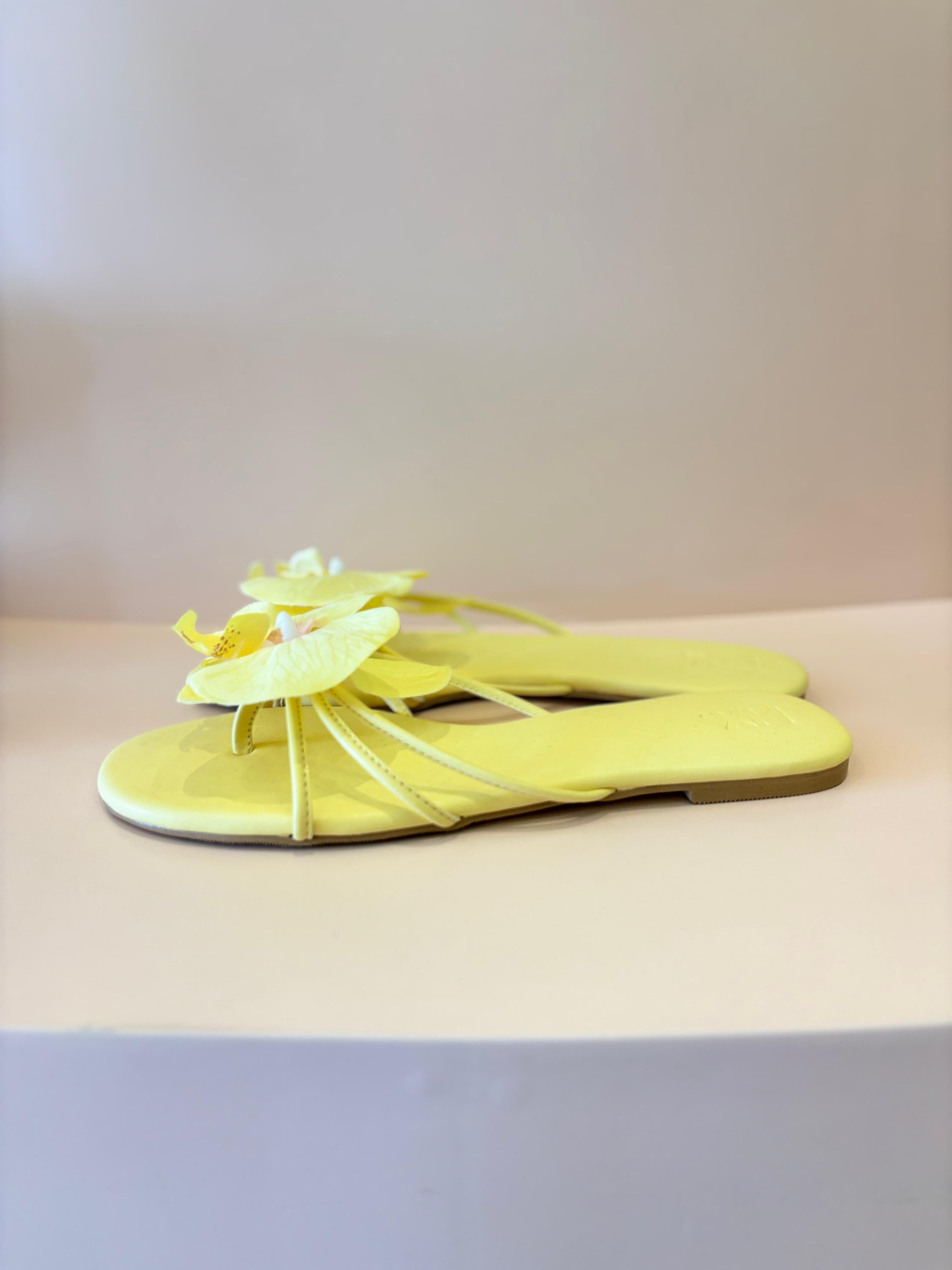 ORCHID SANDAL YELLOW