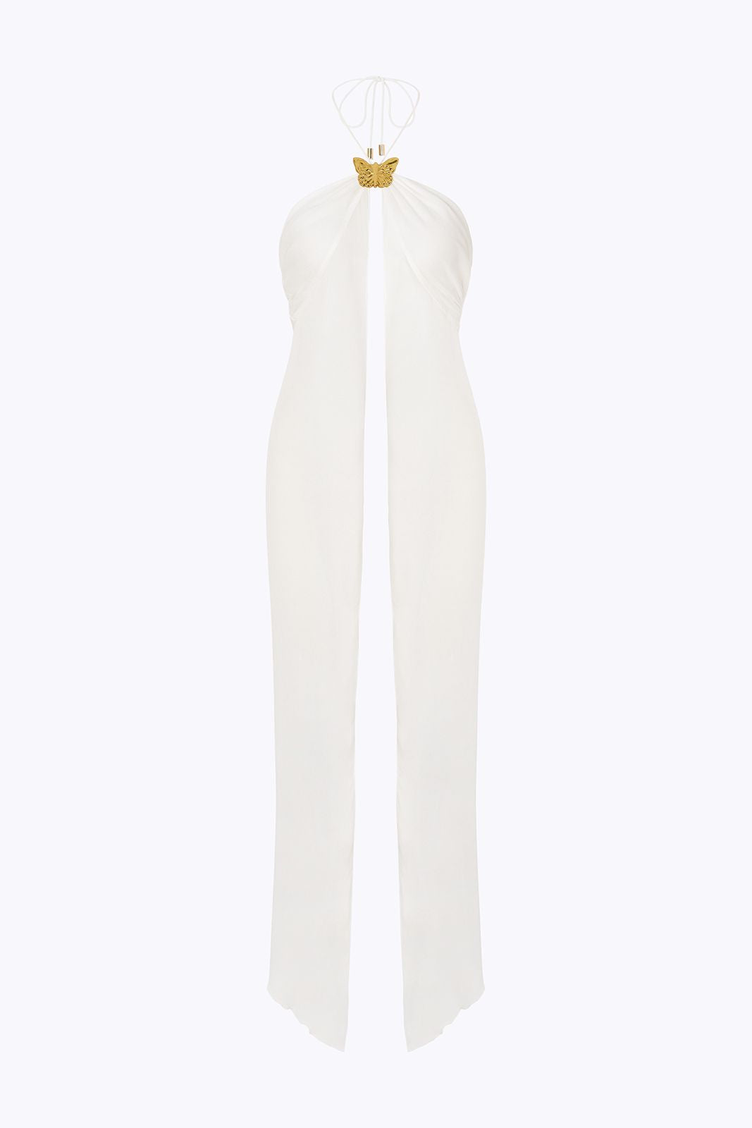 CORAL DRAPE TOP - PEARL