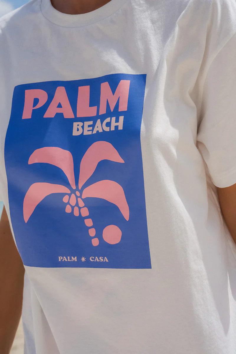 PALM BEACH POSTCARDS TEE