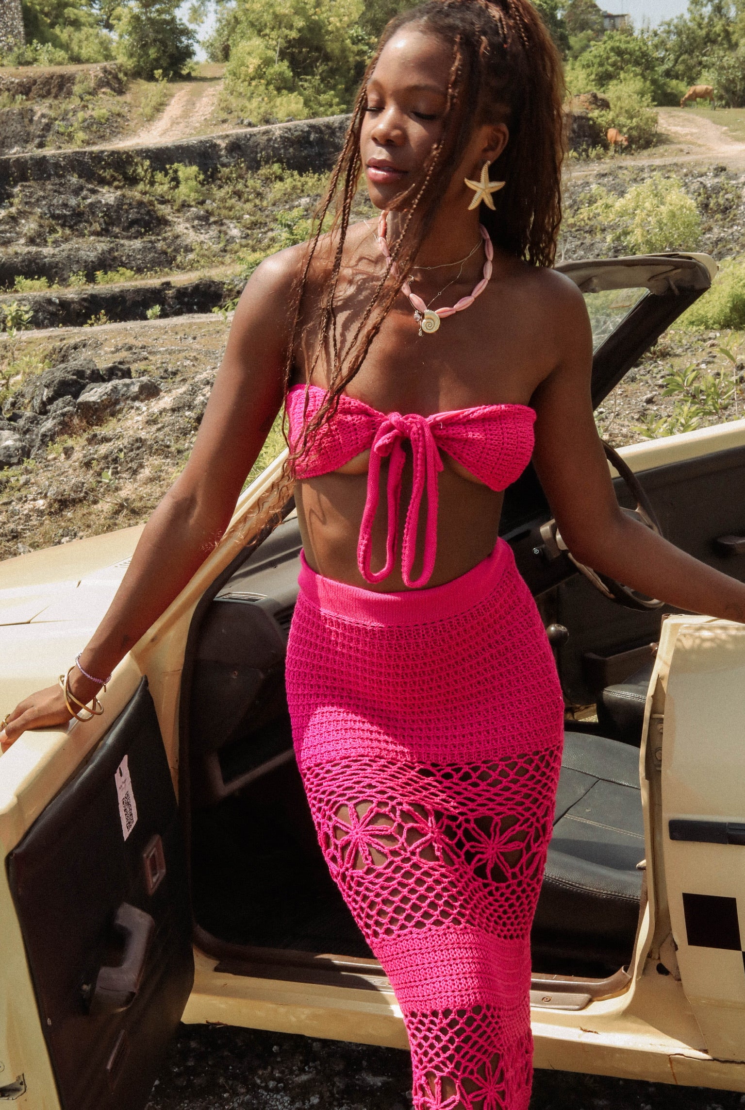 SALLY FUCHSIA TOP