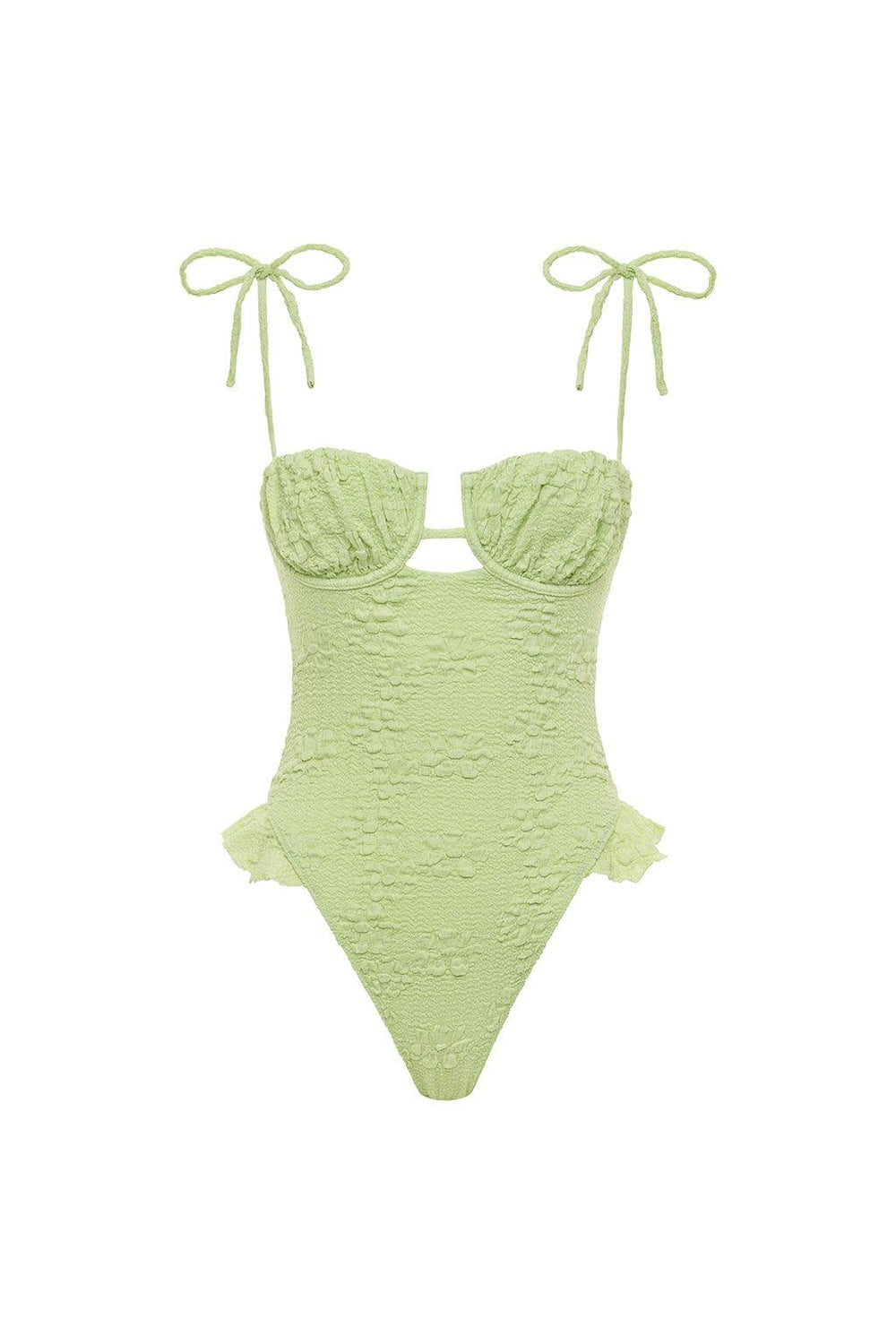 PETAL RUFFLE ONE PIECE - AVO FLORAL