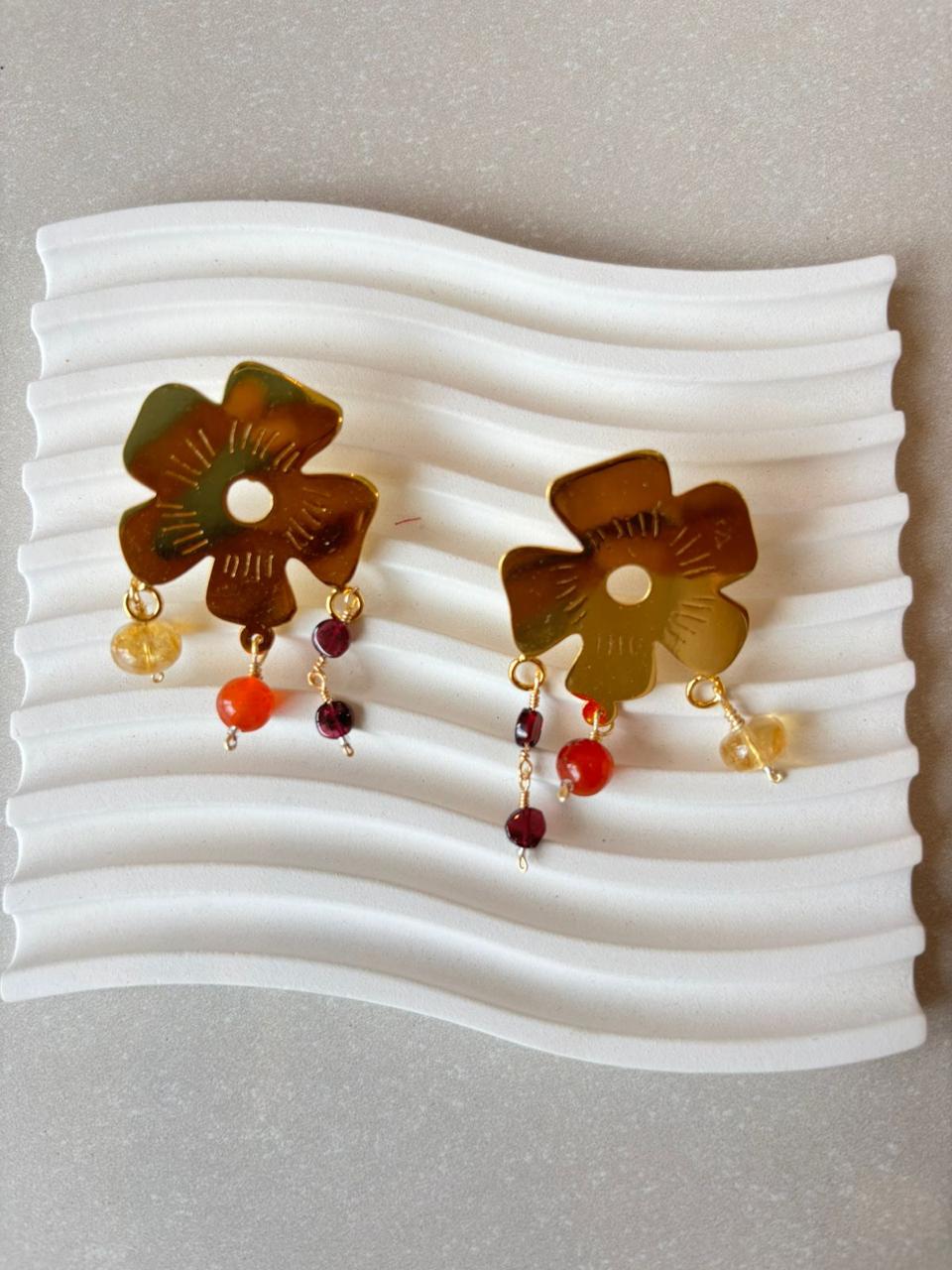 BLOOMING EARRING GOLD