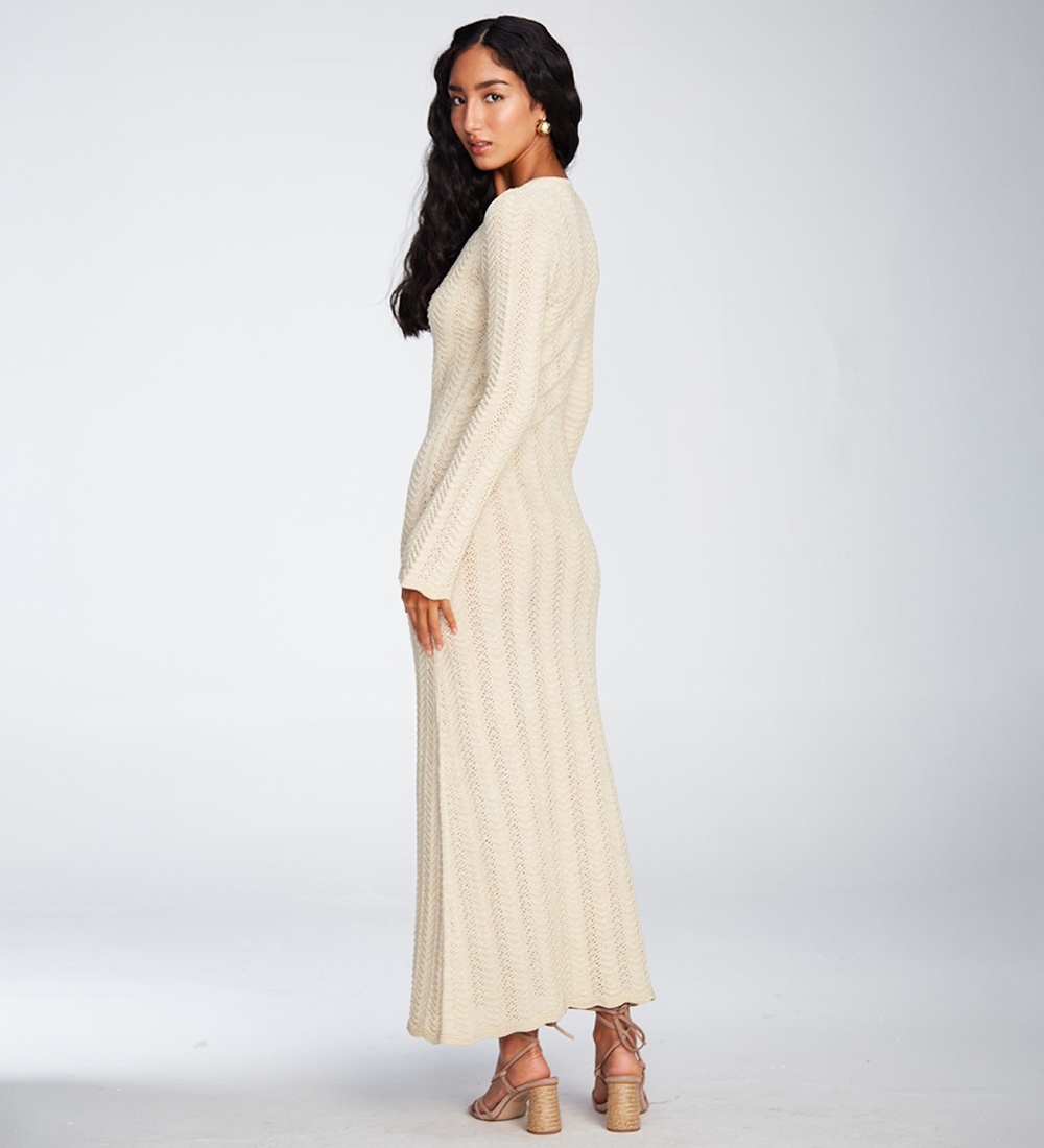 ELLA MAXI GOLD DRESS