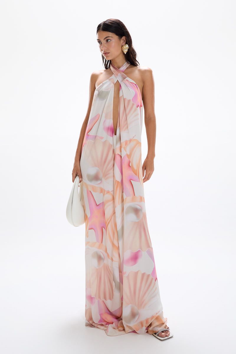 BOHEMIA MAXI DRESS - TAHITI PINK